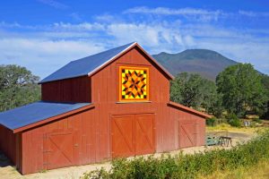 Carpenters Star on the Lake County Quilt Trail.