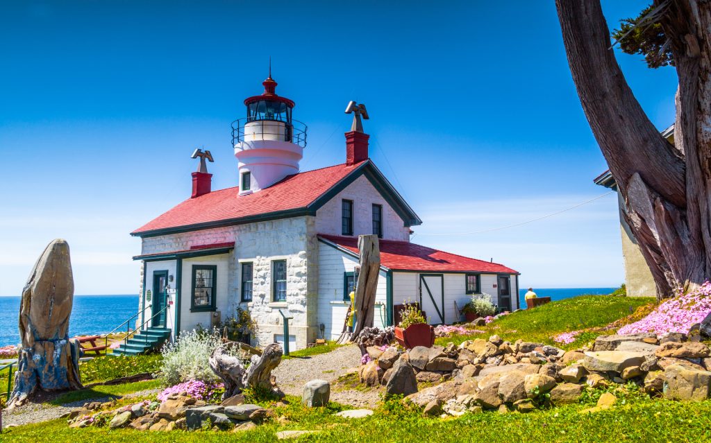 Battery Point Lighthouse in Crescent City, California
