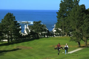 Golfing at the Little River Inn.