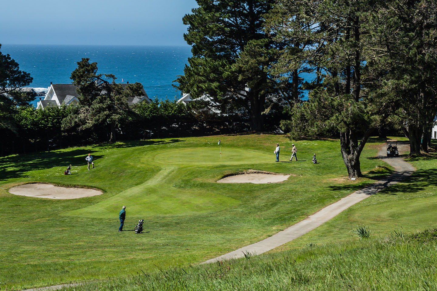 Golf course at the Little River Inn