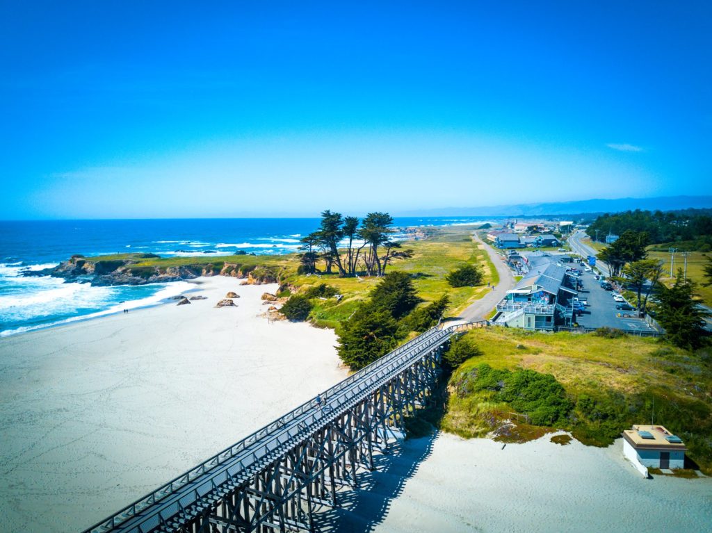 Beachcomber Motel and the California Coastal Trail in Fort Bragg, California