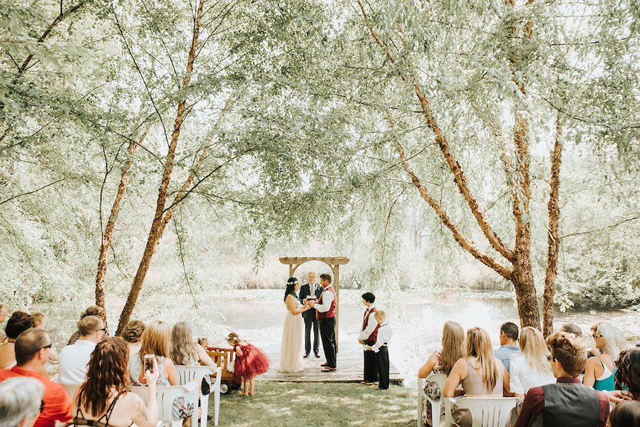 Wedding at Fieldbrook Winery