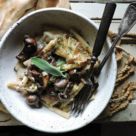 Mushroom inspired pasta dish